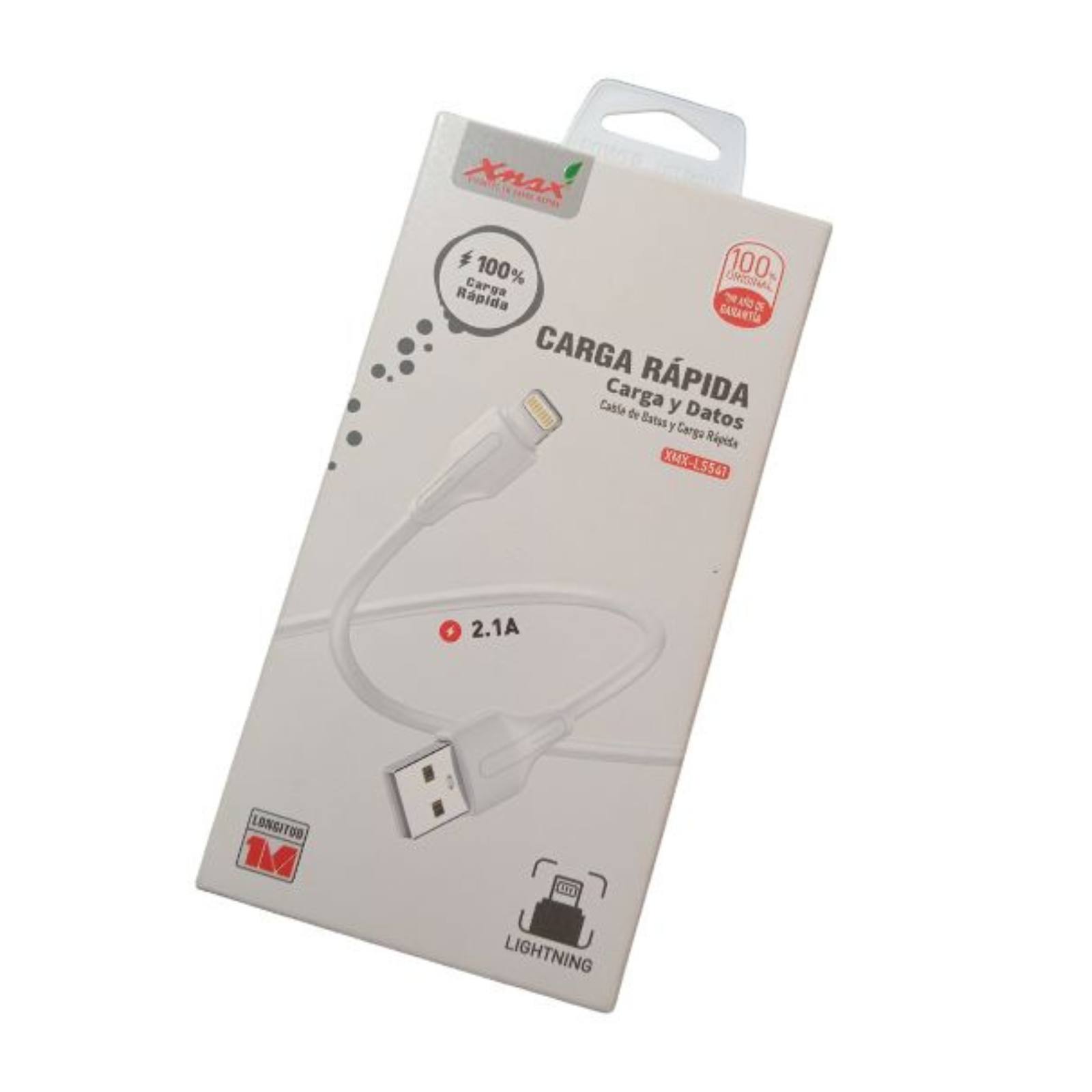 CABLE  DE CARGA Y DATOS IPHONE